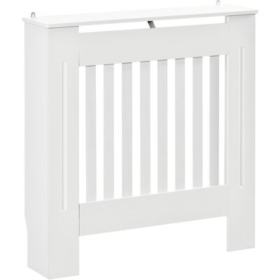 JHY DESIGN Cubierta Para Radiador De Mdf, Estante Vertical Para Radiador, 78 X 19 X 81 Cm, Blanco JHY DESIGN Cubierta Para Radiador De Mdf, Estante Vertical Para Radiador, 78 X 19 X 81 Cm, Blanco