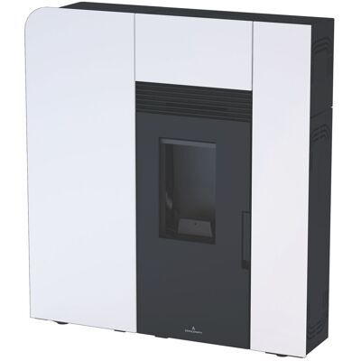 Bronpi - Estufa de Pellet - Blanco - 10 kW - Calefacción eficiente Bronpi - Estufa de Pellet - Blanco - 10 kW - Calefacción eficiente