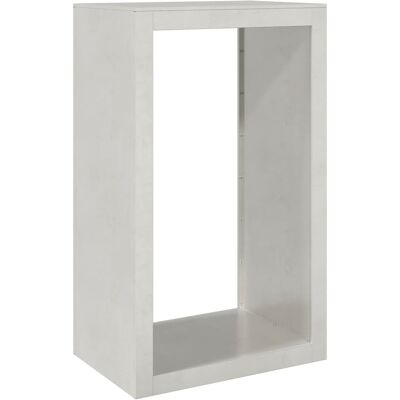HELLOSHOP26 Leñero 60 X 40 X 100 Cm Acero Inoxidable Marrón 020043724 HELLOSHOP26 Leñero 60 X 40 X 100 Cm Acero Inoxidable Marrón 020043724