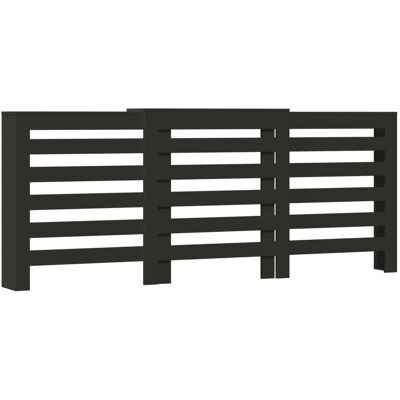 HELLOSHOP26 Cubrerradiadores Moderno Con Estante Práctico Salón 205 X 21,5 X 83,5 Cm De Madera Contrachapada Negro 020049799 HELLOSHOP26 Cubrerradiadores Moderno Con Estante Práctico Salón 205 X 21,5 X 83,5 Cm De Madera Contrachapada Negro 020049799