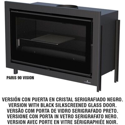 Bronpi - PARIS-90 vision - 19kW - Inserto de estufa de leña Bronpi - PARIS-90 vision - 19kW - Inserto de estufa de leña