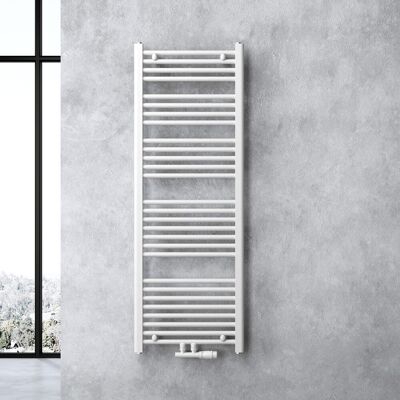 DOPORRO Blanco 140x50cm Radiador de toallas eléctrico de agua - Calentador de baño DOPORRO Blanco 140x50cm Radiador de toallas eléctrico de agua - Calentador de baño