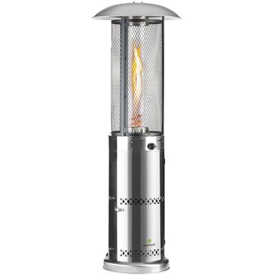 Blumfeldt Calefactor Goldflame Deluxe 36.000 Btu/11kw Cristal Templado Móvil Acero Inoxidable Plata Blumfeldt Calefactor Goldflame Deluxe 36.000 Btu/11kw Cristal Templado Móvil Acero Inoxidable Plata