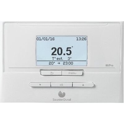 Saunier Duval Mipro Remote Mando A Distancia Calefacción Negro Saunier Duval Mipro Remote Mando A Distancia Calefacción Negro