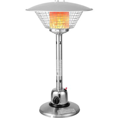 HELLOSHOP26 Calefactor Portátil De Exterior 54 X 90 Cm 4000 W Con 2 Niveles De Calor Ambiente Acogedor Acero Inoxidable Plateado 200017050 HELLOSHOP26 Calefactor Portátil De Exterior 54 X 90 Cm 4000 W Con 2 Niveles De Calor Ambiente Acogedor Acero Inoxidable Plateado 200017050
