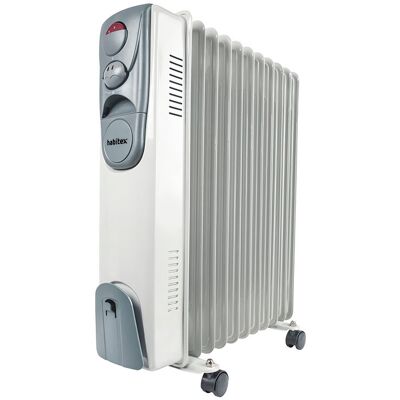 HABITEX Modelo E318 Radiador de Aceite - 11 Elementos, 2500W HABITEX Modelo E318 Radiador de Aceite - 11 Elementos, 2500W