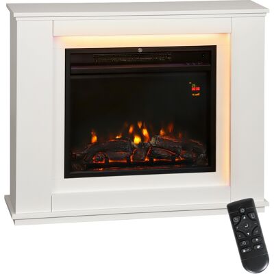 JHY DESIGN Chimenea Eléctrica Con 12 Colores Y 5 Niveles De Iluminación Led, Mando A Distancia. JHY DESIGN Chimenea Eléctrica Con 12 Colores Y 5 Niveles De Iluminación Led, Mando A Distancia.