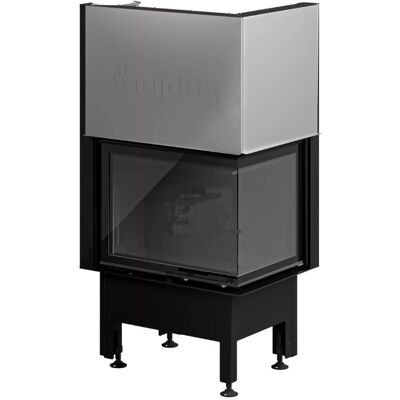 Azura Home Design - Estufa De Leña De Esquina Smart 2l/pxth Negro 66 Cm - Ángulo: Derecho Azura Home Design - Estufa De Leña De Esquina Smart 2l/pxth Negro 66 Cm - Ángulo: Derecho
