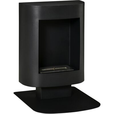 JHY DESIGN Chimenea De Bioetanol Con Depósito De 0,9 L, Calienta Hasta 20 M², Dimensiones: 46,5 X 53 X 65 Cm, Color Negro. JHY DESIGN Chimenea De Bioetanol Con Depósito De 0,9 L, Calienta Hasta 20 M², Dimensiones: 46,5 X 53 X 65 Cm, Color Negro.