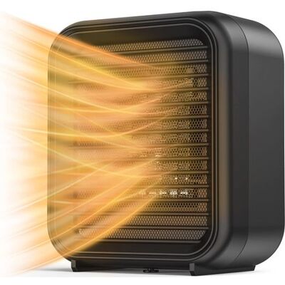 OEM Mini Radiador Cerámico De 800 W Con 2 Niveles De Potencia. Mini Calefactor Eléctrico Con Ventilador, Aire Caliente, Protección Contra Sobrecalentamiento Y Vuelco. OEM Mini Radiador Cerámico De 800 W Con 2 Niveles De Potencia. Mini Calefactor Eléctrico Con Ventilador, Aire Caliente, Protección Contra Sobrecalentamiento Y Vuelco.