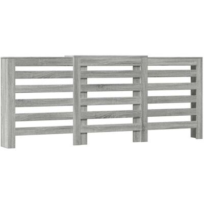 HELLOSHOP26 Cubreradiador De Listones Moderno 205 X 21,5 X 83,5 Cm Práctico Minimalista Para Salón De Madera Contrachapada Gris 020049803 HELLOSHOP26 Cubreradiador De Listones Moderno 205 X 21,5 X 83,5 Cm Práctico Minimalista Para Salón De Madera Contrachapada Gris 020049803