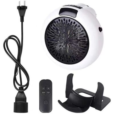 OEM Calefactor Eléctrico Mural Con Termostato Y Temporizador, Enchufable Y Con Mando A Distancia, Ideal Para Salón, Dormitorio U Oficina, De Cerámica, 400 W, Color Blanco. OEM Calefactor Eléctrico Mural Con Termostato Y Temporizador, Enchufable Y Con Mando A Distancia, Ideal Para Salón, Dormitorio U Oficina, De Cerámica, 400 W, Color Blanco.