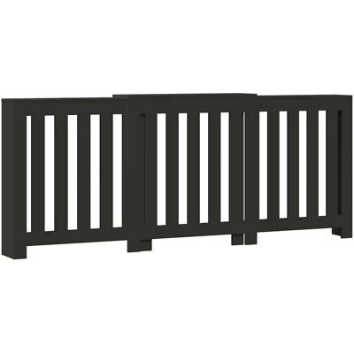 HELLOSHOP26 Cubrerradiador Moderno Con Estante Práctico Salón 205 X 21,5 X 83,5 Cm De Madera Contrachapada Negro 020049844 HELLOSHOP26 Cubrerradiador Moderno Con Estante Práctico Salón 205 X 21,5 X 83,5 Cm De Madera Contrachapada Negro 020049844