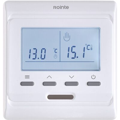Rointe - Termostato Digital Para Suelo Radiante Tseti03 - Blanco Rointe - Termostato Digital Para Suelo Radiante Tseti03 - Blanco