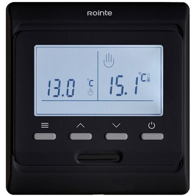 Rointe - Termostato Digital Para Suelo Radiante Tseti02 - Negro Rointe - Termostato Digital Para Suelo Radiante Tseti02 - Negro