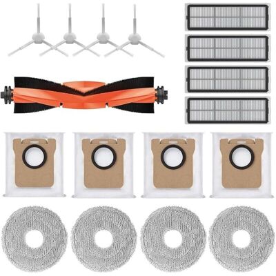 OEM Accesorios Para La Aspiradora Robot Xiaomi X10+/x20+: 1 Cepillo Principal, 4 Bolsas Para El Polvo, 4 Paños De Limpieza, 4 Cepillos Laterales, 4 Filtros. OEM Accesorios Para La Aspiradora Robot Xiaomi X10+/x20+: 1 Cepillo Principal, 4 Bolsas Para El Polvo, 4 Paños De Limpieza, 4 Cepillos Laterales, 4 Filtros.
