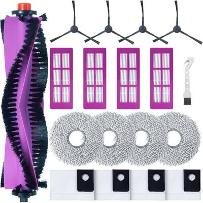 OEM Kit De Accesorios Para La Aspiradora Robot Eureka J15 Pro Ultra: 1 Cepillo Principal, 4 Filtros Hepa, 4 Cepillos Laterales, 4 Bolsas Para El Polvo, 1 Cepillo De Limpieza OEM Kit De Accesorios Para La Aspiradora Robot Eureka J15 Pro Ultra: 1 Cepillo Principal, 4 Filtros Hepa, 4 Cepillos Laterales, 4 Bolsas Para El Polvo, 1 Cepillo De Limpieza
