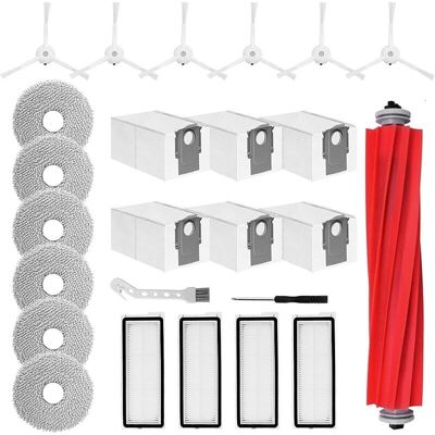 OEM Accesorios Compatibles Con Roborock Qrevo Pro/qrevo S/qrevo Maxv, Repuestos Para Aspiradora Robot: Bolsas Para Polvo, Cepillo Principal, Paños, Filtros, Cepillos Laterales, Piezas De Repuesto OEM Accesorios Compatibles Con Roborock Qrevo Pro/qrevo S/qrevo Maxv, Repuestos Para Aspiradora Robot: Bolsas Para Polvo, Cepillo Principal, Paños, Filtros, Cepillos Laterales, Piezas De Repuesto