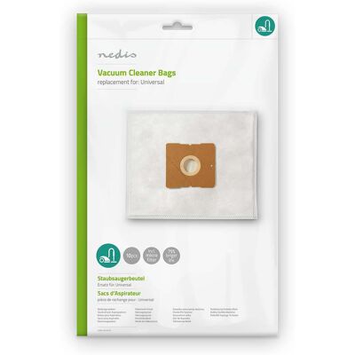 Nedis Dubg120une10 Bolsa Para Aspiradora Microfibra Blanco Nedis Dubg120une10 Bolsa Para Aspiradora Microfibra Blanco