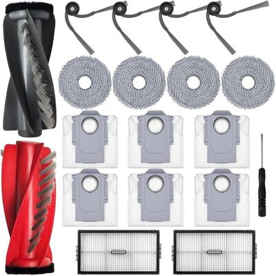 OEM Accesorios Para Roborock Saros 10r, Jkoisl: 1 Cepillo Principal Giratorio, 6 Bolsas Para El Polvo, 4 Cepillos Laterales, 2 Filtros, 4 Almohadillas De Fregado, Repuestos Para Aspiradora Robot. OEM Accesorios Para Roborock Saros 10r, Jkoisl: 1 Cepillo Principal Giratorio, 6 Bolsas Para El Polvo, 4 Cepillos Laterales, 2 Filtros, 4 Almohadillas De Fregado, Repuestos Para Aspiradora Robot.