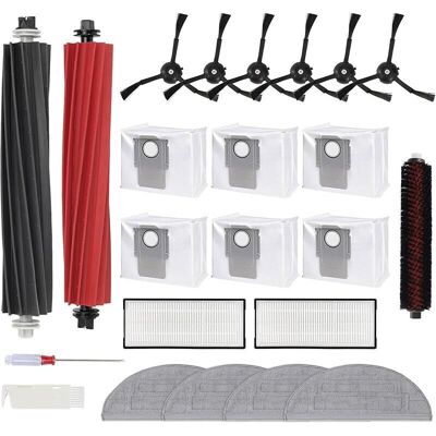 OEM Kit De Accesorios De 23 Piezas Para La Aspiradora Robot Roborock S8 Pro Ultra, Piezas De Repuesto, Cepillo Principal Doble, Cepillos Laterales, Cepillo De Limpieza, Mopa, Filtro Lavable, Bolsas OEM Kit De Accesorios De 23 Piezas Para La Aspiradora Robot Roborock S8 Pro Ultra, Piezas De Repuesto, Cepillo Principal Doble, Cepillos Laterales, Cepillo De Limpieza, Mopa, Filtro Lavable, Bolsas