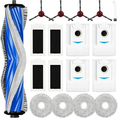 OEM Juego De 18 Accesorios Para La Aspiradora Robot Ecovacs Deebot T30s: 1 Cepillo Principal, 4 Bolsas Para El Polvo, 4 Filtros, 4 Cepillos Laterales, 1 Cepillo De Limpieza OEM Juego De 18 Accesorios Para La Aspiradora Robot Ecovacs Deebot T30s: 1 Cepillo Principal, 4 Bolsas Para El Polvo, 4 Filtros, 4 Cepillos Laterales, 1 Cepillo De Limpieza