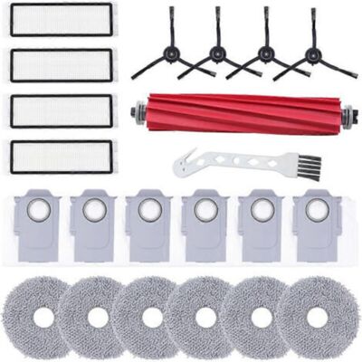OEM Kit De Accesorios Para La Aspiradora Roborock Q Revo: Cepillo Principal, Filtro Hepa, Paño De Limpieza, Bolsas Para El Polvo, Repuestos. OEM Kit De Accesorios Para La Aspiradora Roborock Q Revo: Cepillo Principal, Filtro Hepa, Paño De Limpieza, Bolsas Para El Polvo, Repuestos.