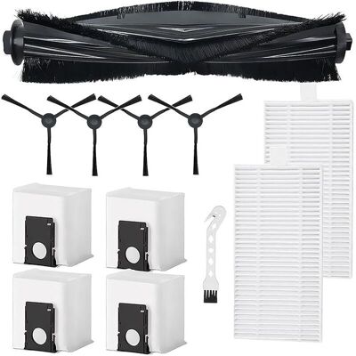 OEM Repuestos Para Aspiradora Robot Eureka J20, Midea W20 W20 Pro: Cepillo Principal + 4 Bolsas Para Polvo + 4 Cepillos Laterales + 2 Filtros + Cepillo OEM Repuestos Para Aspiradora Robot Eureka J20, Midea W20 W20 Pro: Cepillo Principal + 4 Bolsas Para Polvo + 4 Cepillos Laterales + 2 Filtros + Cepillo