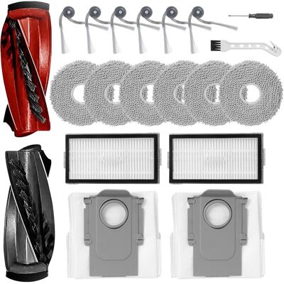 OEM Kit De Accesorios Para La Aspiradora Robot Roborock Saros 10r: 1 Par De Cepillos Giratorios, 6 Cepillos Laterales, 6 Paños, 2 Filtros, 2 Bolsas Para El Polvo, 1 Boquilla Para Ranuras, 1 Destornillador OEM Kit De Accesorios Para La Aspiradora Robot Roborock Saros 10r: 1 Par De Cepillos Giratorios, 6 Cepillos Laterales, 6 Paños, 2 Filtros, 2 Bolsas Para El Polvo, 1 Boquilla Para Ranuras, 1 Destornillador