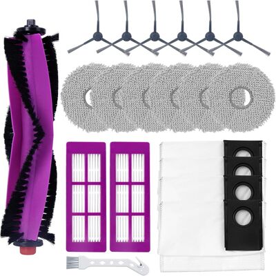 OEM Kit De Accesorios Para La Aspiradora Robot Eureka J15 Pro Ultra: 1 Cepillo Giratorio, 6 Cepillos Laterales, 6 Paños De Repuesto, 4 Bolsas Para El Polvo, 2 Filtros, 1 Cepillo De Limpieza. OEM Kit De Accesorios Para La Aspiradora Robot Eureka J15 Pro Ultra: 1 Cepillo Giratorio, 6 Cepillos Laterales, 6 Paños De Repuesto, 4 Bolsas Para El Polvo, 2 Filtros, 1 Cepillo De Limpieza.