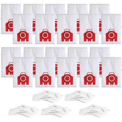 BARKBUSTERS Lot De 20 Sacs À Poussière De Rechange Fjm 3d Efficiency Pour Aspirateurs Miele Séries S200, S300, S600, S4, S6 Compact, C2 Et C1. BARKBUSTERS Lot De 20 Sacs À Poussière De Rechange Fjm 3d Efficiency Pour Aspirateurs Miele Séries S200, S300, S600, S4, S6 Compact, C2 Et C1.