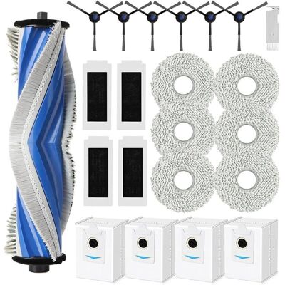 OEM Repuestos Para Aspiradora Ecovacs Deebot T30s/ T30s Pro, Kit De Accesorios Que Incluye 1 Cepillo Principal, 4 Filtros Hepa, 6 Cepillos Laterales, 6 Almohadillas De Fregado Y 4 Bolsas Para El Polvo OEM Repuestos Para Aspiradora Ecovacs Deebot T30s/ T30s Pro, Kit De Accesorios Que Incluye 1 Cepillo Principal, 4 Filtros Hepa, 6 Cepillos Laterales, 6 Almohadillas De Fregado Y 4 Bolsas Para El Polvo