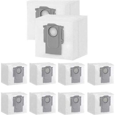 BARKBUSTERS Age Lot De 10 Sacs À Poussière Pour Xiaomi Roborock S7 Max Ultra / S7 Pro Ultra / Q7+ / Q7 Max+ / Q5+ Station D'Aspiration Robot Aspirateur 3 L Grande Capacité Sac De Rechange Jetable,filtre Brosse,de BARKBUSTERS Age Lot De 10 Sacs À Poussière Pour Xiaomi Roborock S7 Max Ultra / S7 Pro Ultra / Q7+ / Q7 Max+ / Q5+ Station D'Aspiration Robot Aspirateur 3 L Grande Capacité Sac De Rechange Jetable,filtre Brosse,de