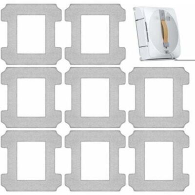 DPZO Paquete De 8 Paños De Microfibra Lavables Para El Juego De Accesorios Del Robot Aspirador De Ventanas Ecovacs Winbot W1 W1 Pro Series DPZO Paquete De 8 Paños De Microfibra Lavables Para El Juego De Accesorios Del Robot Aspirador De Ventanas Ecovacs Winbot W1 W1 Pro Series