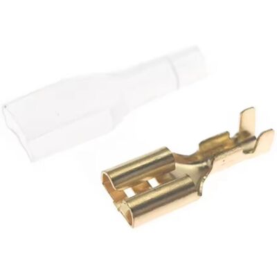 OEM Paquete De 100 Terminales De Crimpado Hembra De 6,3 Mm Con Revestimiento De Cable, Conectores En Espiral, Adecuados Para Cables De 22-16 Awg De 0,5 Mm² A 1,5 Mm². OEM Paquete De 100 Terminales De Crimpado Hembra De 6,3 Mm Con Revestimiento De Cable, Conectores En Espiral, Adecuados Para Cables De 22-16 Awg De 0,5 Mm² A 1,5 Mm².