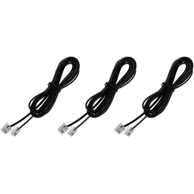 OEM 3 Líneas Telefónicas Adsl Rj11 6p4c De 2 Metros Cada Una OEM 3 Líneas Telefónicas Adsl Rj11 6p4c De 2 Metros Cada Una
