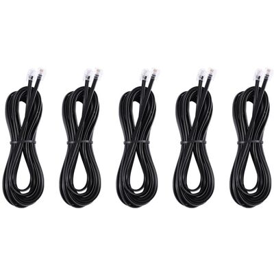 OEM 5 Líneas Telefónicas Módem Adsl Rj11 6p4c, De 5 Metros Cada Una. OEM 5 Líneas Telefónicas Módem Adsl Rj11 6p4c, De 5 Metros Cada Una.