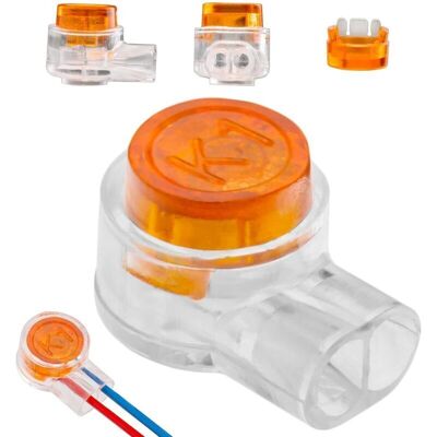 OEM Paquete De 50 Conectores K1 De Baja Corriente Para Cables De Telecomunicaciones/señal, Conectores De Crimpado Rápido Para 2 Cables - Teléfono, Red -crezuo OEM Paquete De 50 Conectores K1 De Baja Corriente Para Cables De Telecomunicaciones/señal, Conectores De Crimpado Rápido Para 2 Cables - Teléfono, Red -crezuo