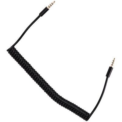OEM Adecuado Para Cables De Extensión De Audio Macho A Macho De 3,5 Mm, Cables De Extensión De Audio Auxiliares En Espiral De 4 Polos, 1,5 Metros. OEM Adecuado Para Cables De Extensión De Audio Macho A Macho De 3,5 Mm, Cables De Extensión De Audio Auxiliares En Espiral De 4 Polos, 1,5 Metros.