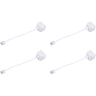 OEM 4 Convertidores Divisores De Teléfono Bidireccionales Rj11 Macho A Hembra 6p2c OEM 4 Convertidores Divisores De Teléfono Bidireccionales Rj11 Macho A Hembra 6p2c
