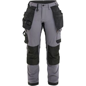 BLAKLADER Pantalón De Trabajo Elástico 4d Mujer 7121 - Gris Medio/negro S - Fr(38) - Se(c36) - Corto BLAKLADER Pantalón De Trabajo Elástico 4d Mujer 7121 - Gris Medio/negro S - Fr(38) - Se(c36) - Corto