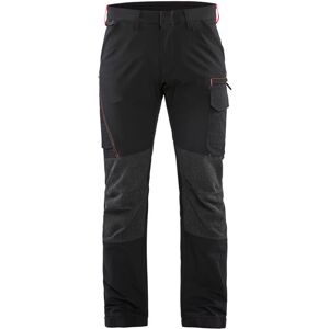 BLAKLADER Pantalón De Mantenimiento Elástico 4d 1422 - Negro/rojo S - Es(38) - Se(c44) - Corto BLAKLADER Pantalón De Mantenimiento Elástico 4d 1422 - Negro/rojo S - Es(38) - Se(c44) - Corto