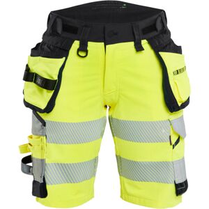 BLAKLADER Pantalón Corto De Trabajo Elástico 4d De Alta Visibilidad Para Mujer 7020 - Amarillo/negro S - Fr(38) - Se(c36) - Normas BLAKLADER Pantalón Corto De Trabajo Elástico 4d De Alta Visibilidad Para Mujer 7020 - Amarillo/negro S - Fr(38) - Se(c36) - Normas