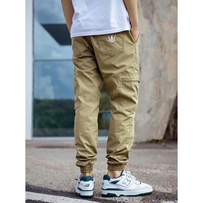 OEM Pantalones Cargo Jogger Jigga Wear Crown Ripstop Color Beige Claro, Talla Xxl OEM Pantalones Cargo Jogger Jigga Wear Crown Ripstop Color Beige Claro, Talla Xxl