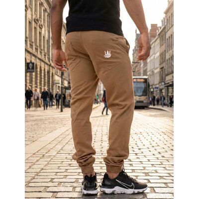 OEM Pantalones Deportivos Marrones Para Hombre Jigga Wear Crown, Talla M OEM Pantalones Deportivos Marrones Para Hombre Jigga Wear Crown, Talla M