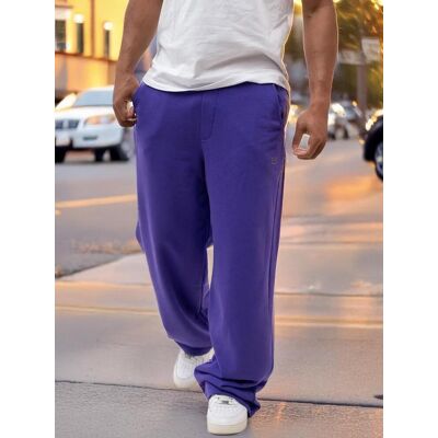 OEM Pantalones Deportivos Holgados Morados Para Hombre Jigga Wear Simple Crown, Talla L OEM Pantalones Deportivos Holgados Morados Para Hombre Jigga Wear Simple Crown, Talla L