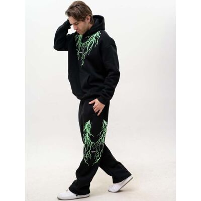 OEM Conjunto De Sudadera Con Capucha Y Pantal贸n Negro/fluo Point X Storm Xxl OEM Conjunto De Sudadera Con Capucha Y Pantal贸n Negro/fluo Point X Storm Xxl