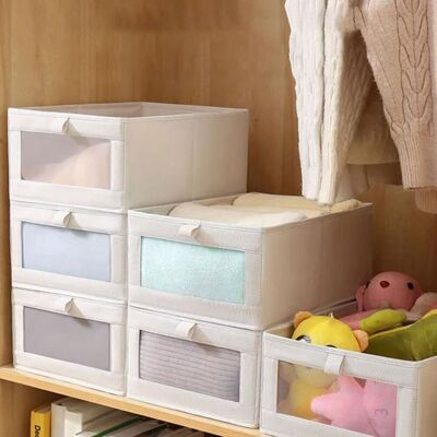 OEM Caja De Almacenamiento De Ropa Interior - Wirlsweal - 1 Unidad 472722cm - Beige - Mujer - No OEM Caja De Almacenamiento De Ropa Interior - Wirlsweal - 1 Unidad 472722cm - Beige - Mujer - No