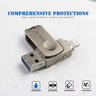 OEM Memoria Usb De 256 Gb De Aleación De Zinc, Apple Stickdrive G2, Alta Velocidad De Lectura, Interfaz Dual Lightning Y Usb 2.0, Compatibilidad Universal, Carcasa Metálica. OEM Memoria Usb De 256 Gb De Aleación De Zinc, Apple Stickdrive G2, Alta Velocidad De Lectura, Interfaz Dual Lightning Y Usb 2.0, Compatibilidad Universal, Carcasa Metálica.
