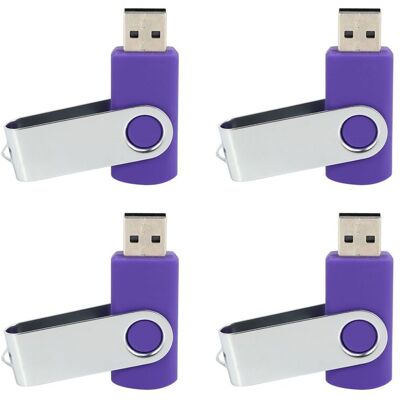 OEM Adecuado Para 4 Unidades Flash Usb 2.0 Giratorias De 128 Mb. OEM Adecuado Para 4 Unidades Flash Usb 2.0 Giratorias De 128 Mb.
